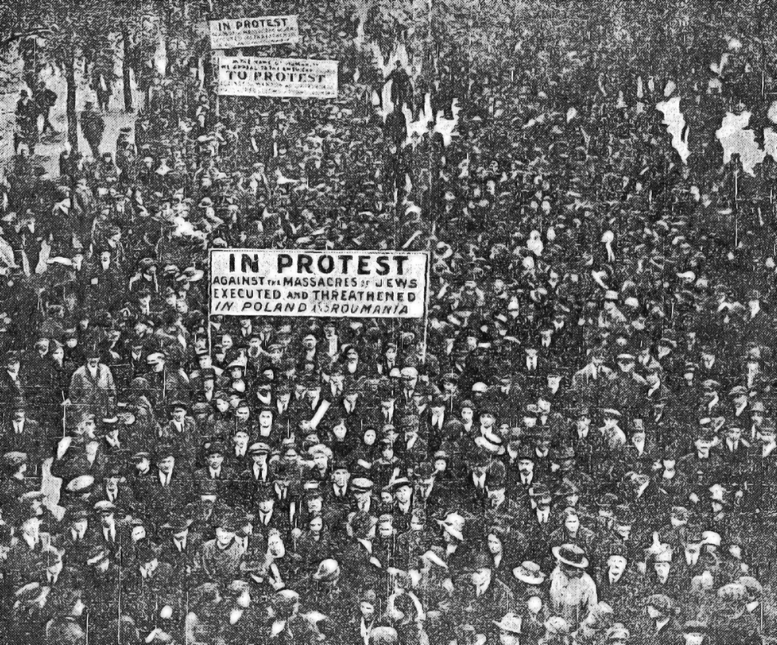 May 21, 1919 Jewish Protest against Treatment in Europe Connecting