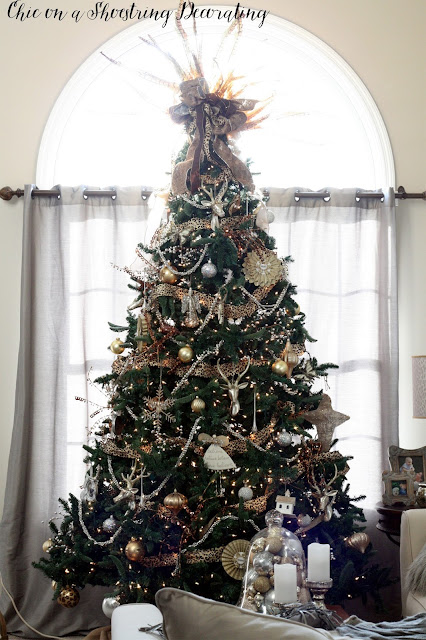 Chic Christmas Decor, Chic on a Shoestring Decorating Blog