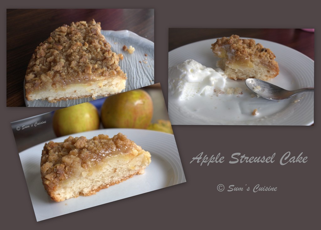 Sum's Cuisine Apple Streusel Cake