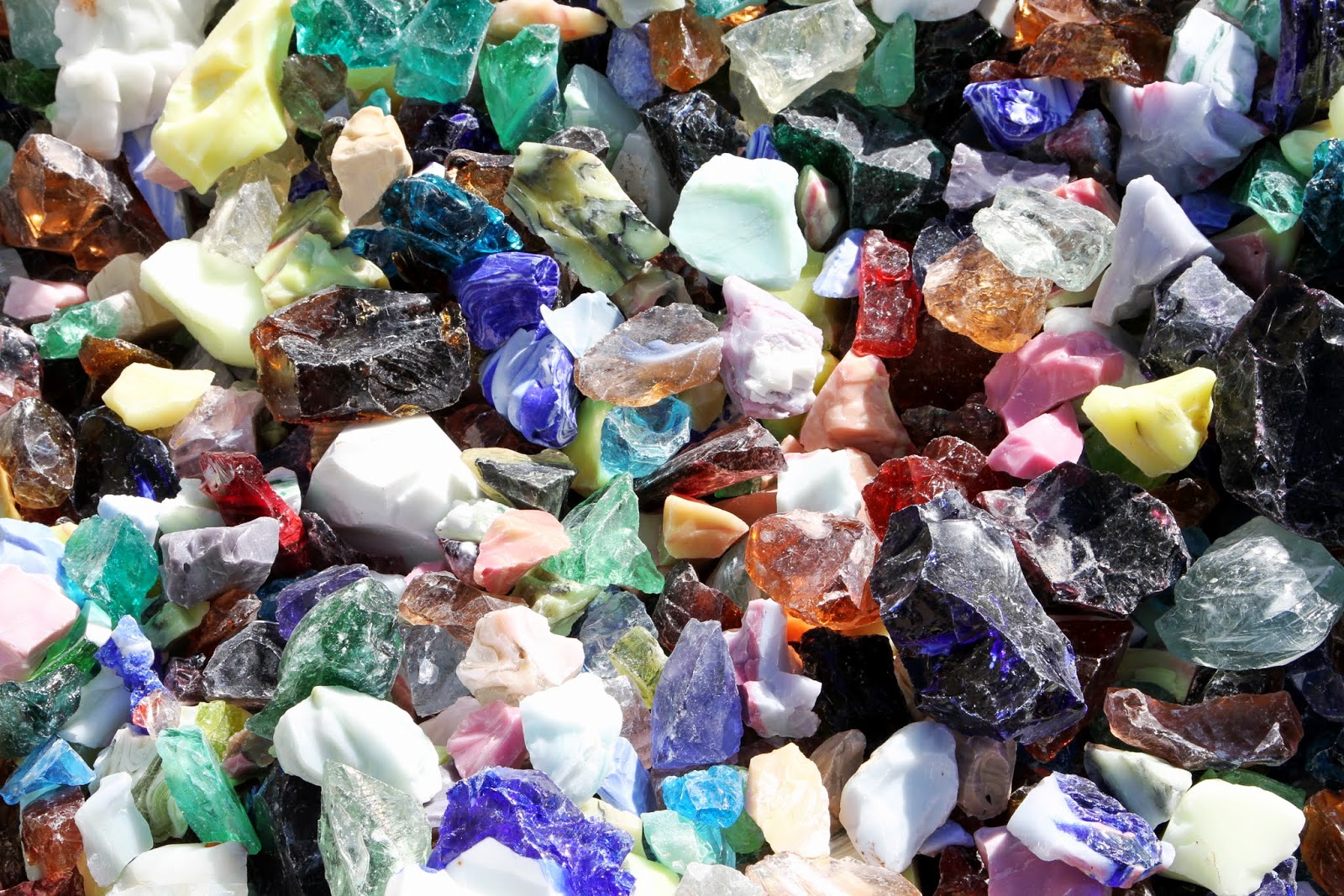 West Virginia Glass & Ceramics Gabbert Cullet, Fenton Glass and