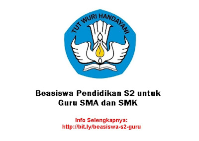 Beasiswa Penuh S2 untuk Guru SMA dan SMK di Seluruh Indonesia Beasiswa Dalam Negeri
