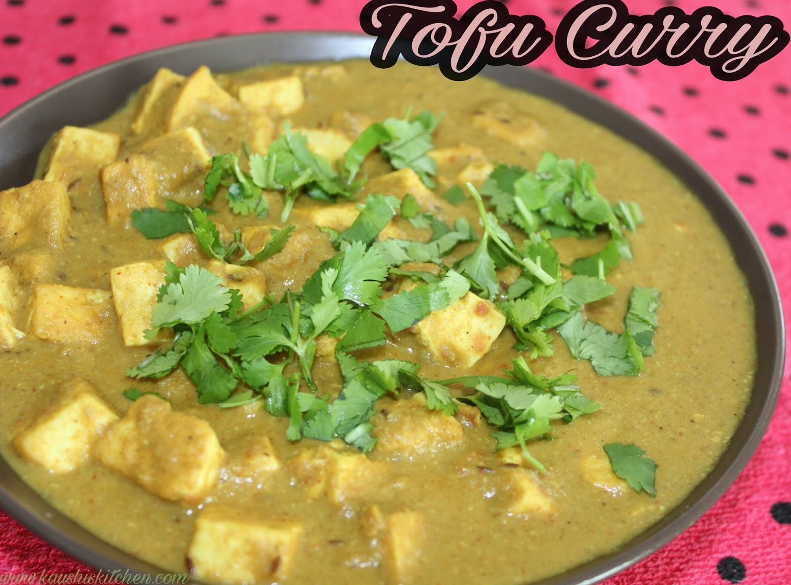 TOFU MASALA / TOFU MASALA CURRY