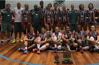 Fluminense FC Campeão do Torneio Início Juvenil Feminino de Voleibol de 2017