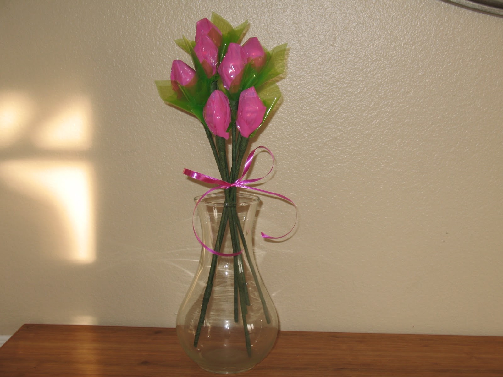 Just Happy To Be Here Hershey's Kiss Roses so easy a Cub Scout could