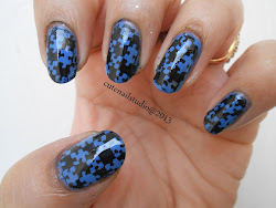 nail autism awareness paint stamping monstor inglot bm cause bundle plate