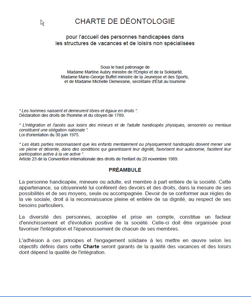 Accueillir La Personne En Situation De Handicap En Structure De