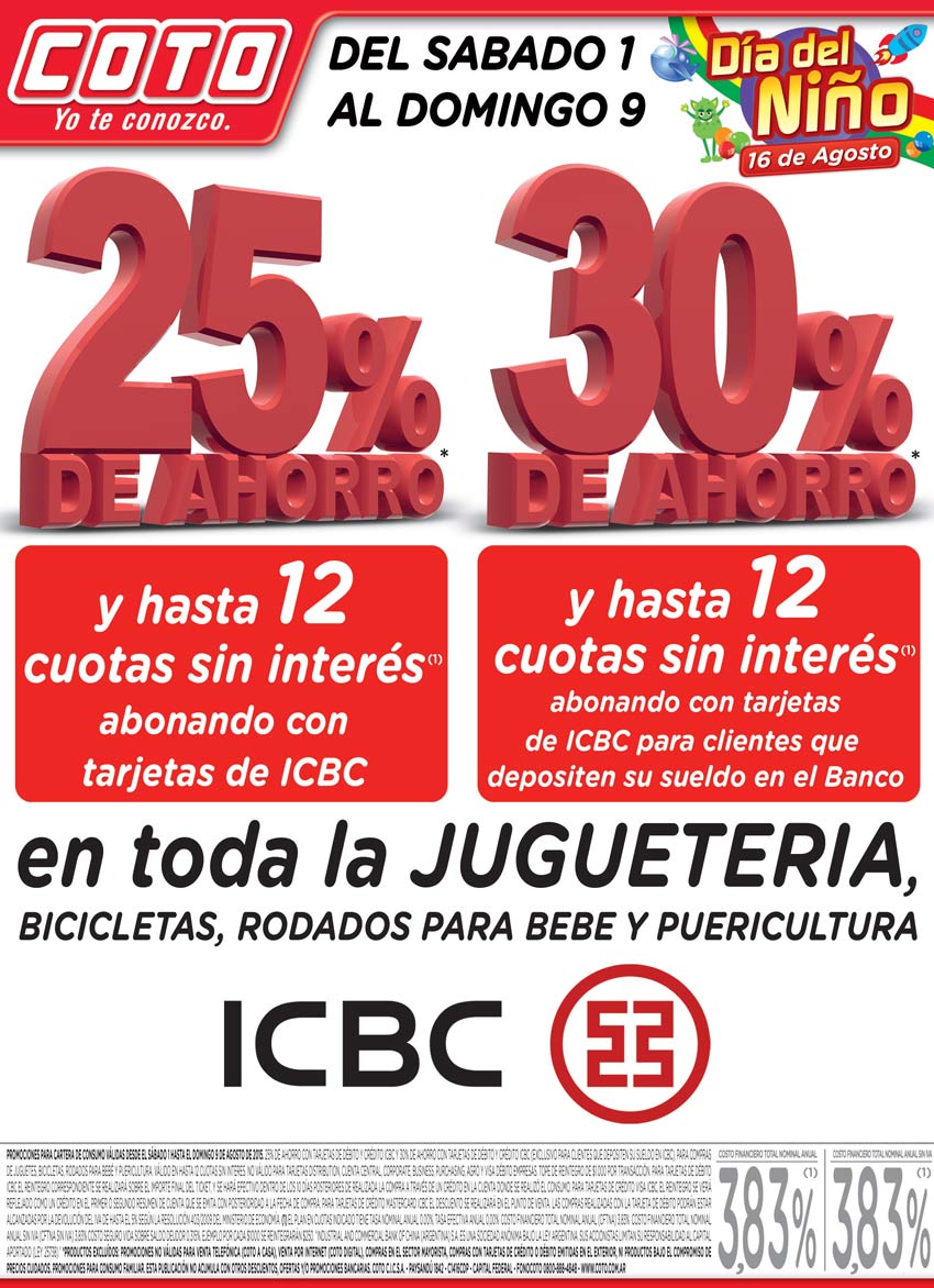 coto ofertas juguetes dia del niño