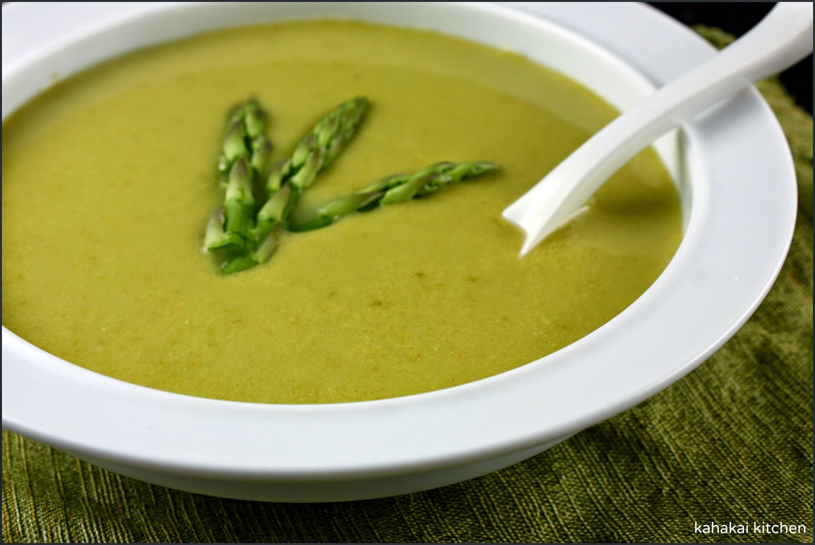Kahakai Kitchen Asparagus Leek Soup Quick and Easy for Souper (Soup