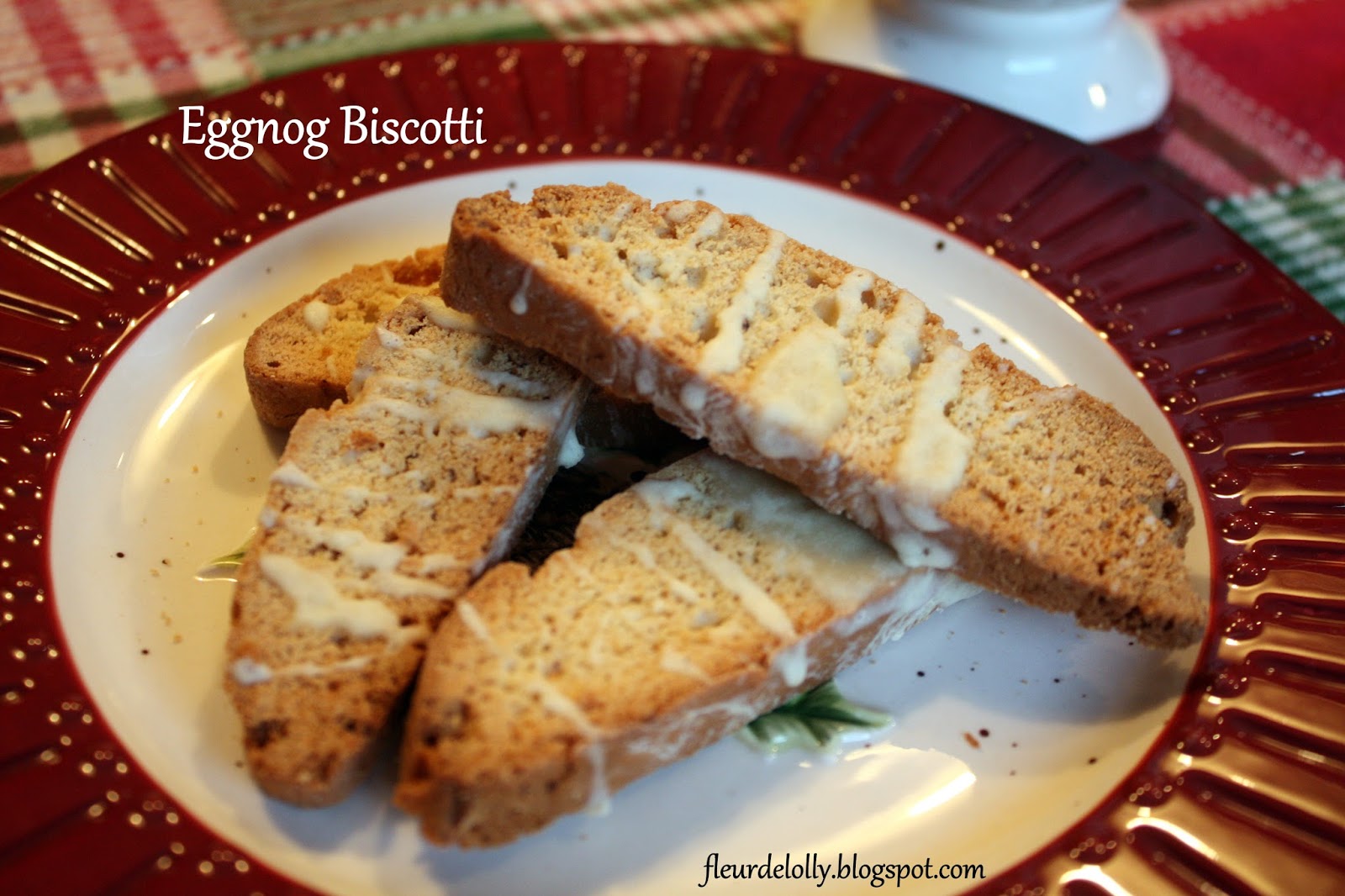 Fleur de Lolly Eggnog Biscotti