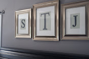 Monogrammed Wall