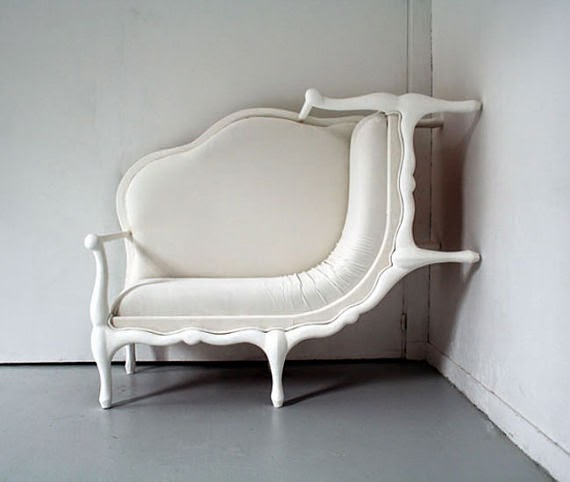 sillas blancas muy creativas