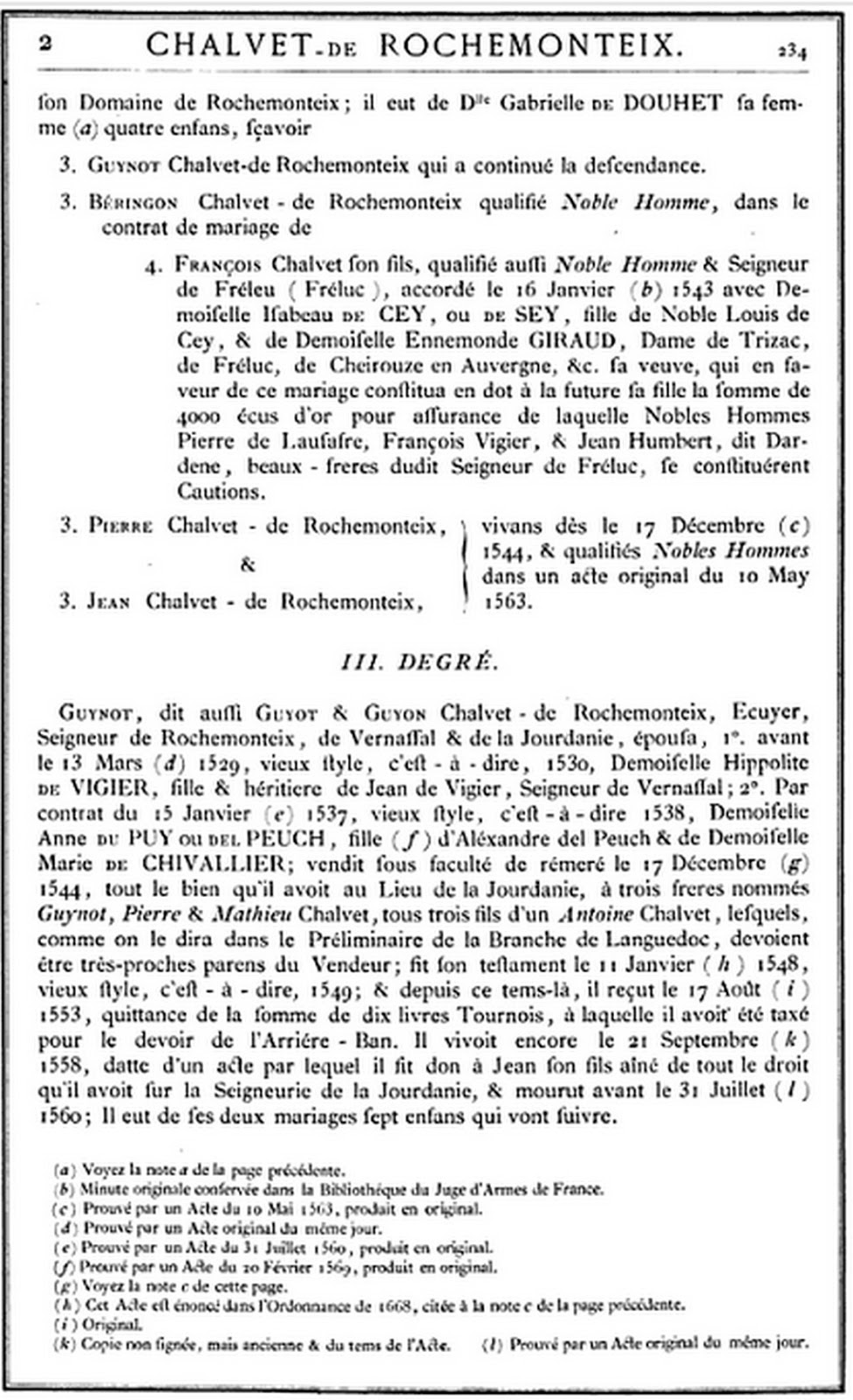 LEOTOING, VOUS CONNAISSEZ ? CHALVET DE ROCHEMONTEIX Vernassal, Léotoing