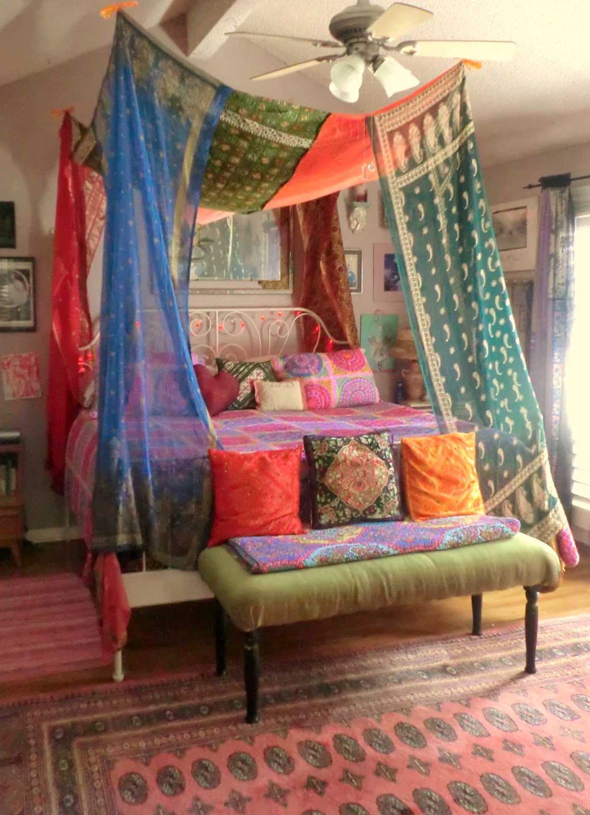 do ya'll think? Can you imagine your bed swathed in layers of bohemian ...