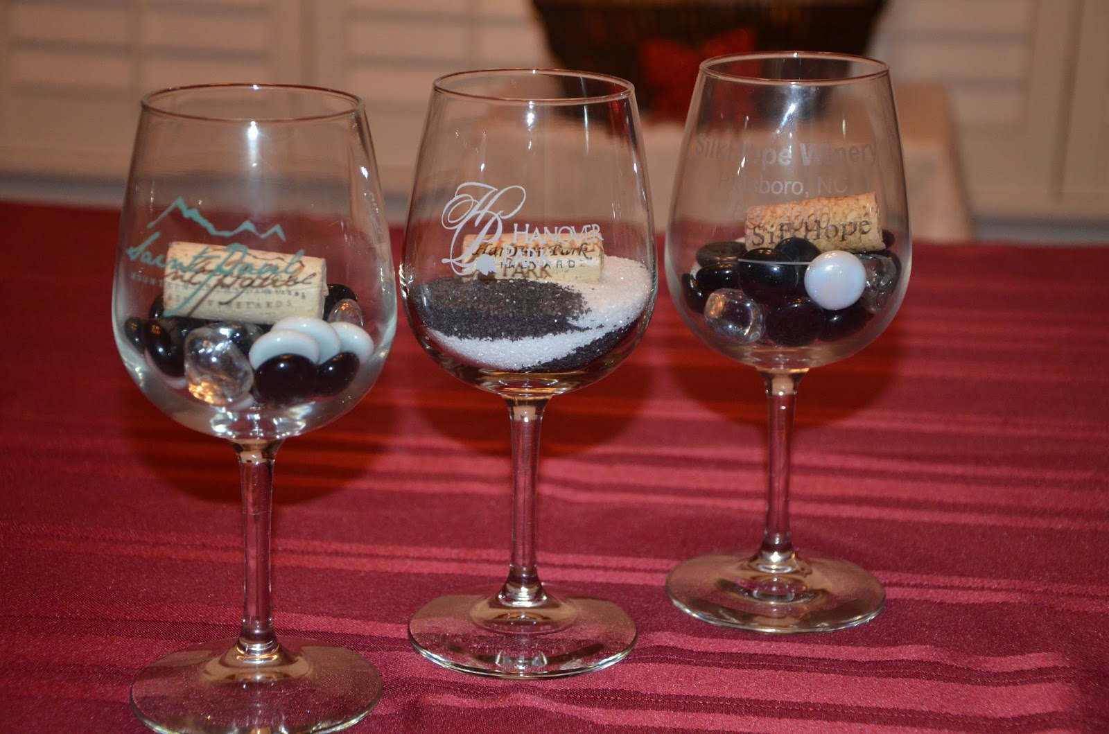 Triangle Around Town 5 Crafty Things to do with Wine Glasses