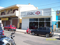 Frente da agência HSBC de Alvorada.