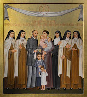 Icône famille saints Louis et Zélie Martin