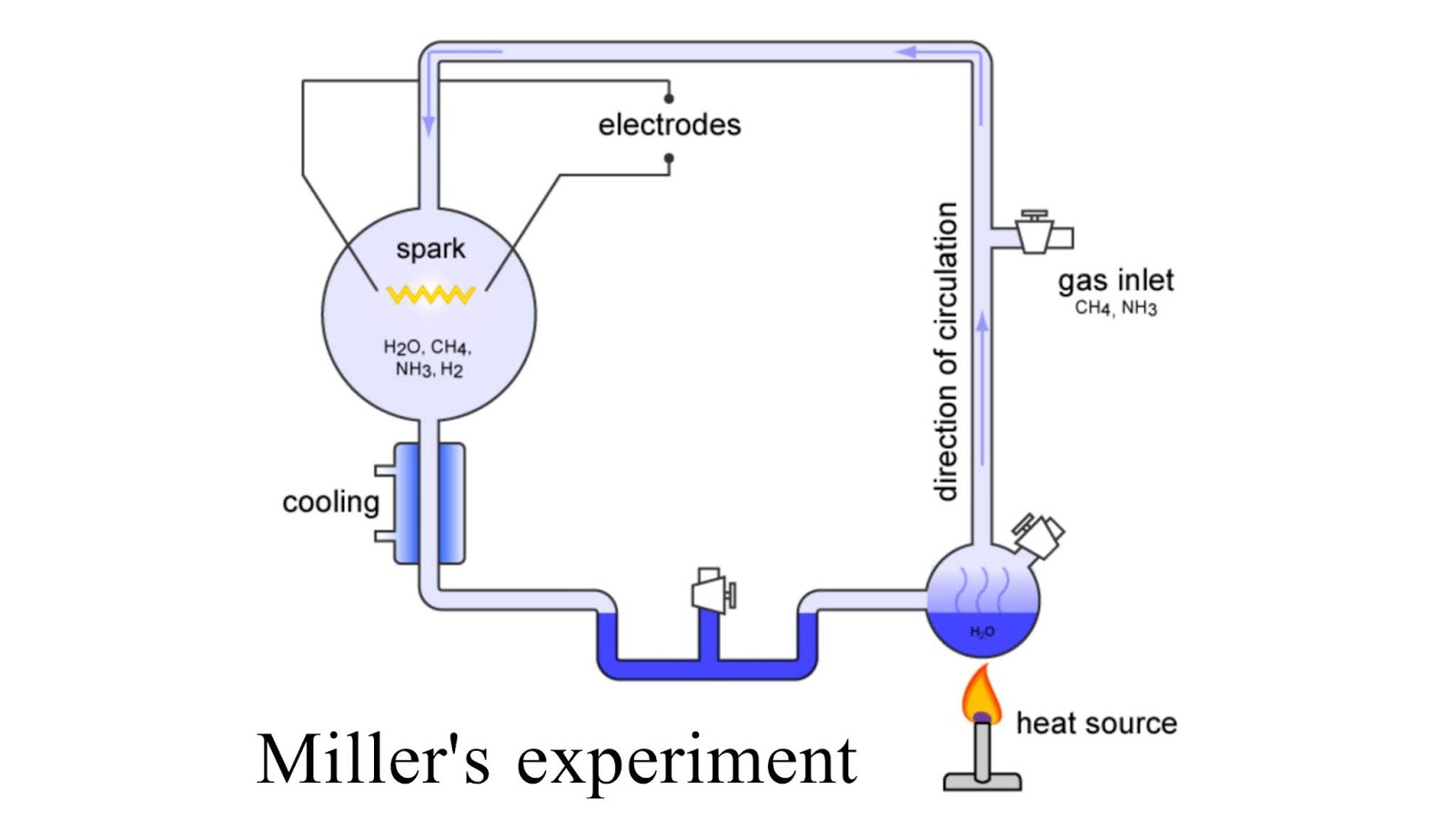 Опыты миллера доказали. Миллер биохимическая Эволюция. Miller urey Experiment. Эксперимент Миллера - Юри. Опыт биохимической эволюции.