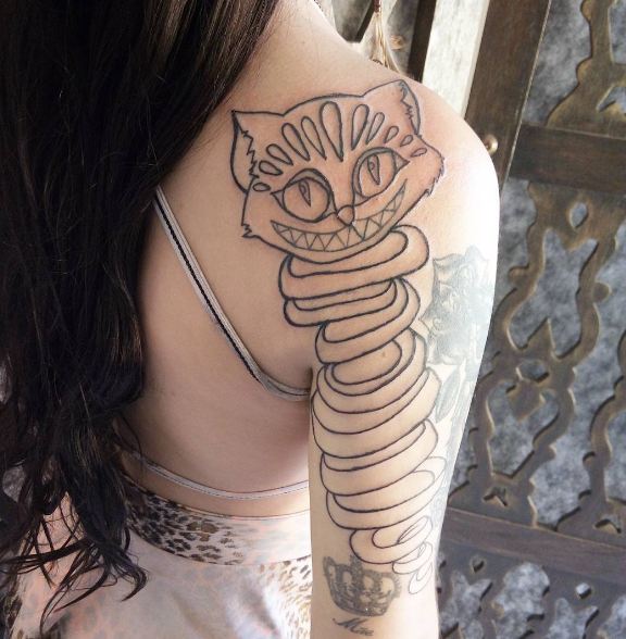 Alice In Wonderland Tattoos Alice In Wonderland Tattoos