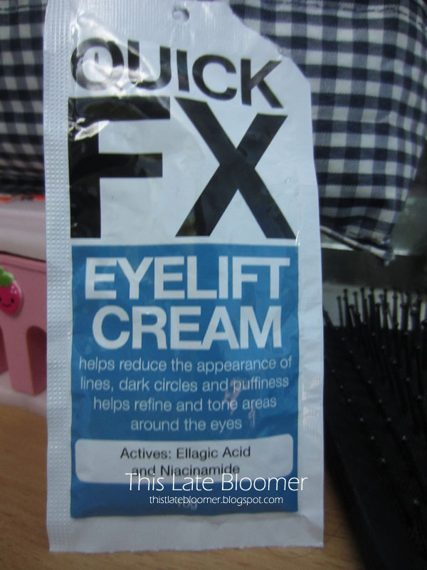 The Late Bloomer BAD Review Quick FX Eyelift Cream + Vaseline Lip Therapy