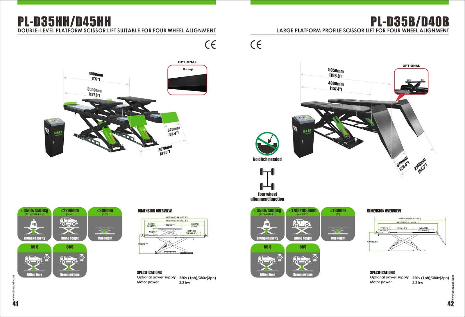 Garage Equipments Scissor Lift for Wheel Alignment Introduction