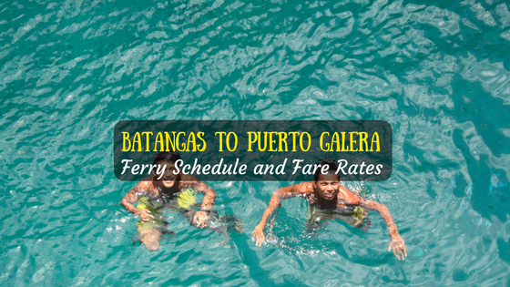 Batangas to Puerto Galera ferry schedule