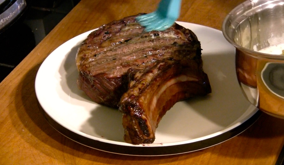 Reverse Searing Cowboy Ribeye Steaks on a CharGriller Pellet Grill