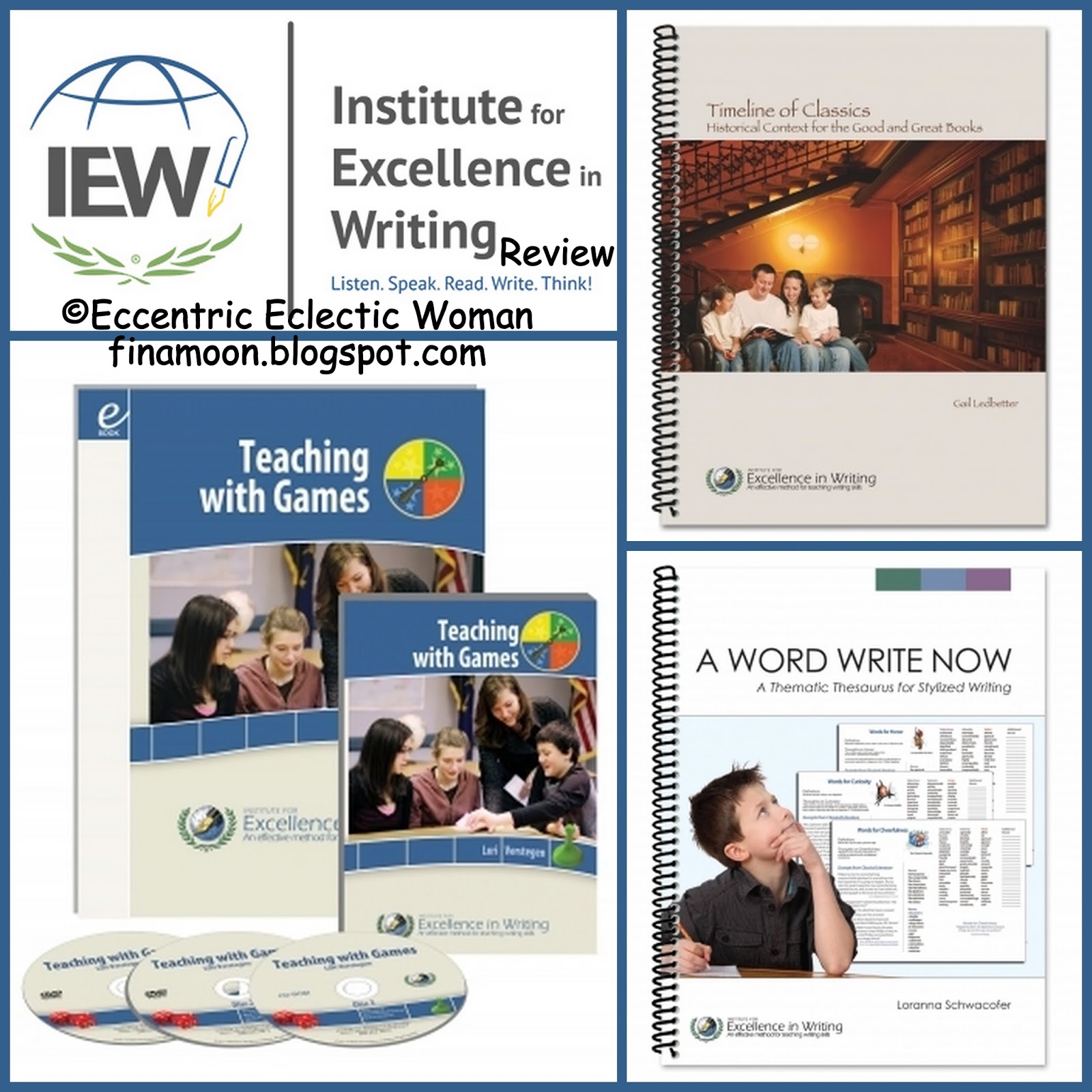 Eccentric eclectic woman institute for excellence in writing resource