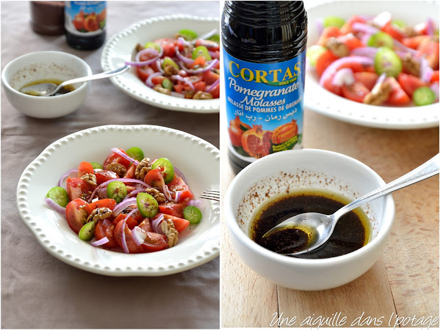 Tomato salad with pomegranate molasses sabrina Ghayour