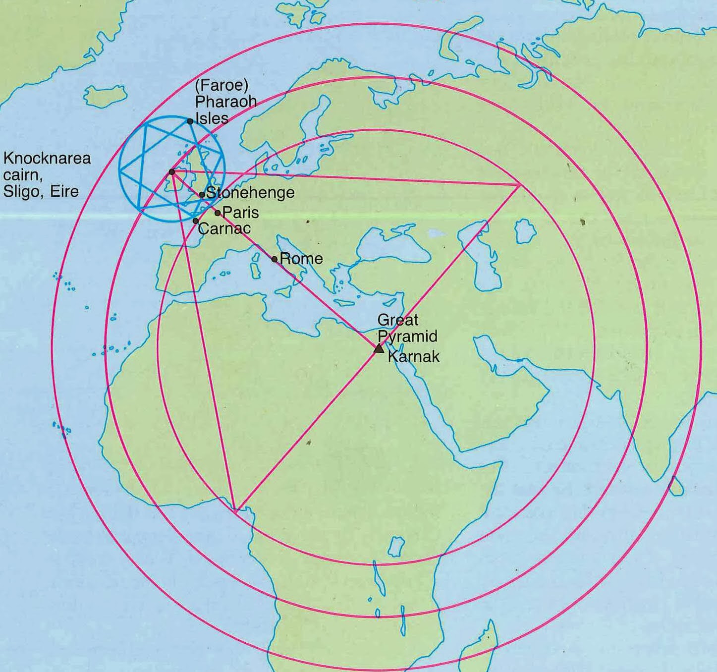 Карта лей линий в россии