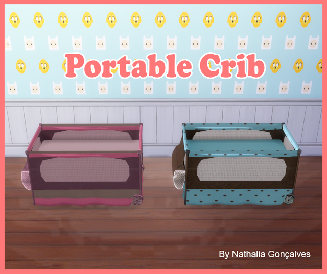 My Sims 4 Blog Portable Crib by NathaliaSims
