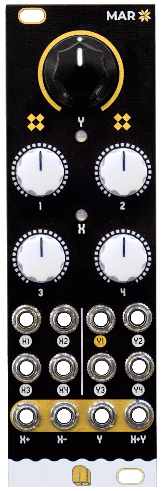 MATRIXSYNTH NANO Modules MAR Dual multi channel Eurorack mixer