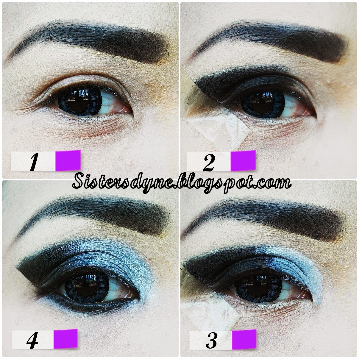 DA Sisters Blog Review EOTD INEZ Eyeshadow Color Contour Plus