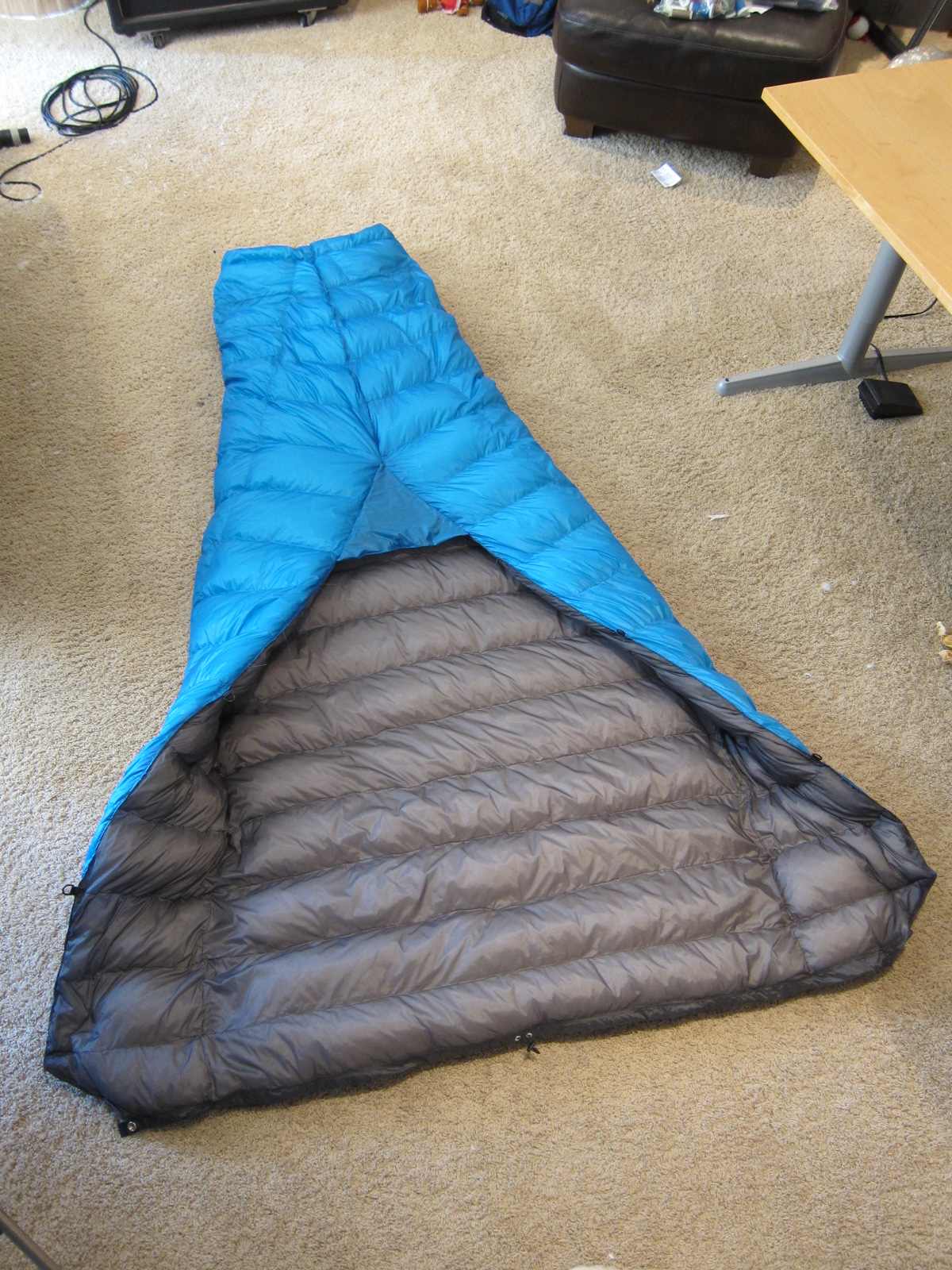 Sea to Summit Ultralight Custom Quilt with No Cold Spots!