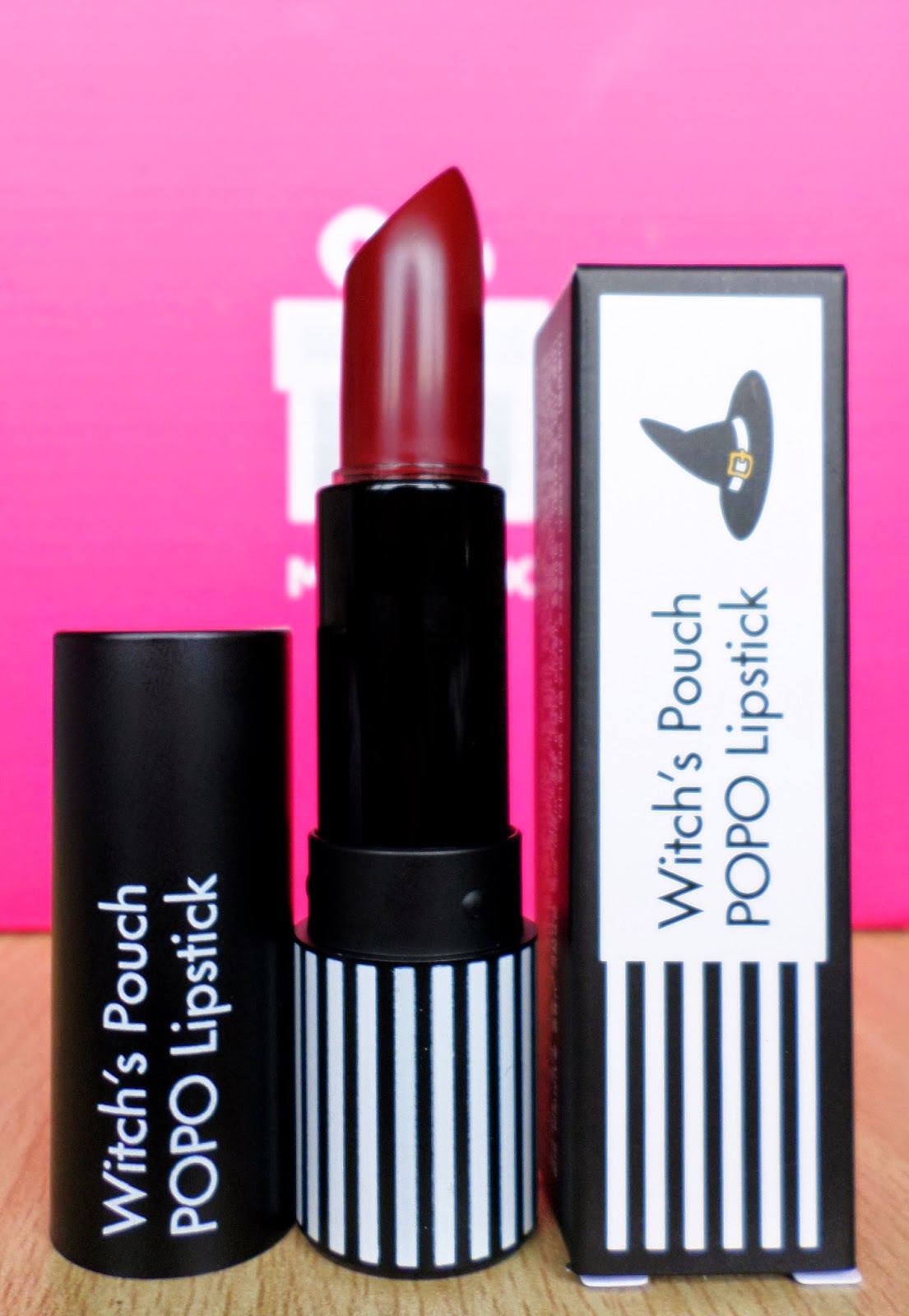 Witch's Pouch POPO Lipstick Burgundy Wine 19g rrp $12 Bullet