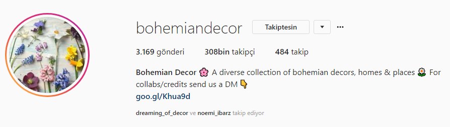 Bohemlerin Instagram Adresi Style Of Mimesis