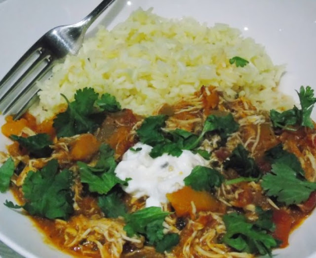 SYN FREE SLOW COOKED CHICKEN AND BUTTERNUT SQUASH CURRY