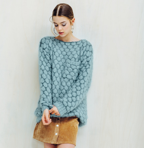 Irina: Пуловер спицами.