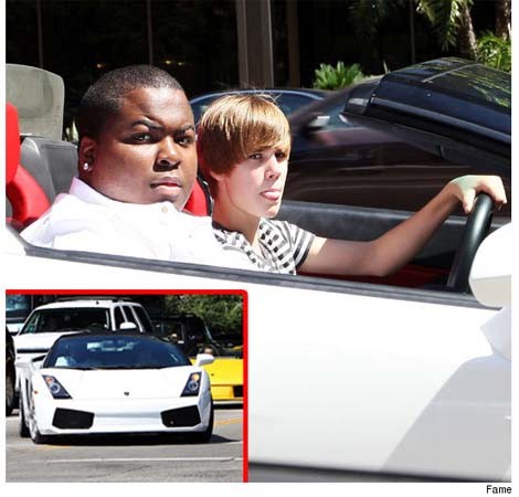 And total for two cars is 400000 This photo justin bieber driving 