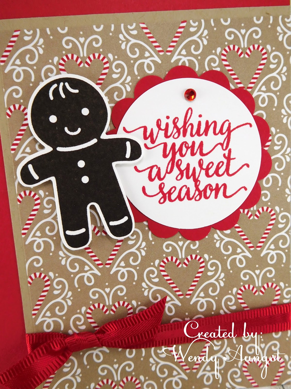 WeeBeeStampin4Fun Gingerbread Cookie Cutter Christmas Cards