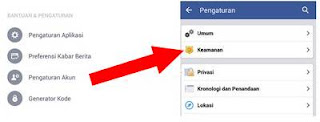 pengaturan akun fb