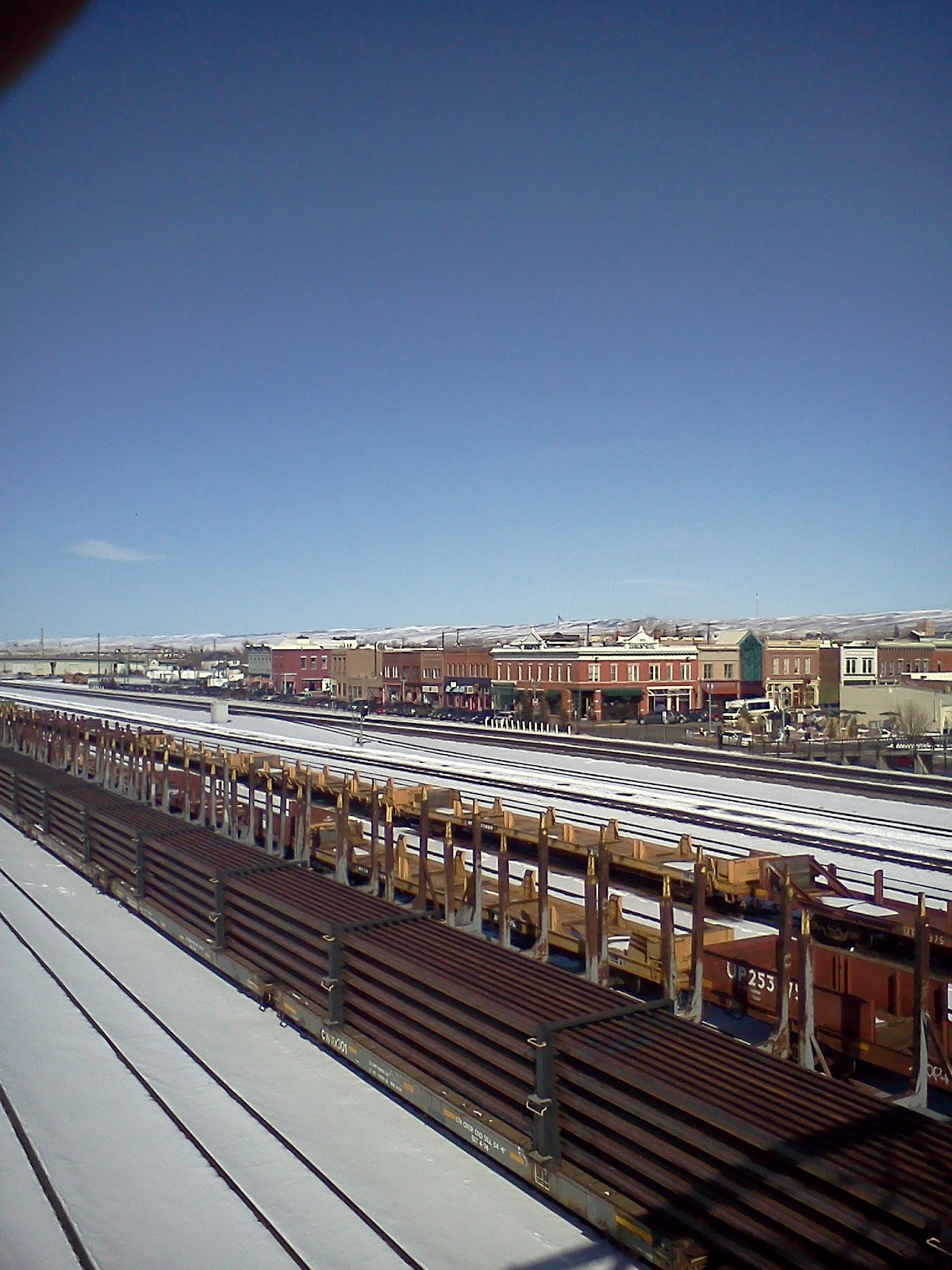 Railhead Union Pacific Railroad Rail Yard, Laramie Wyoming