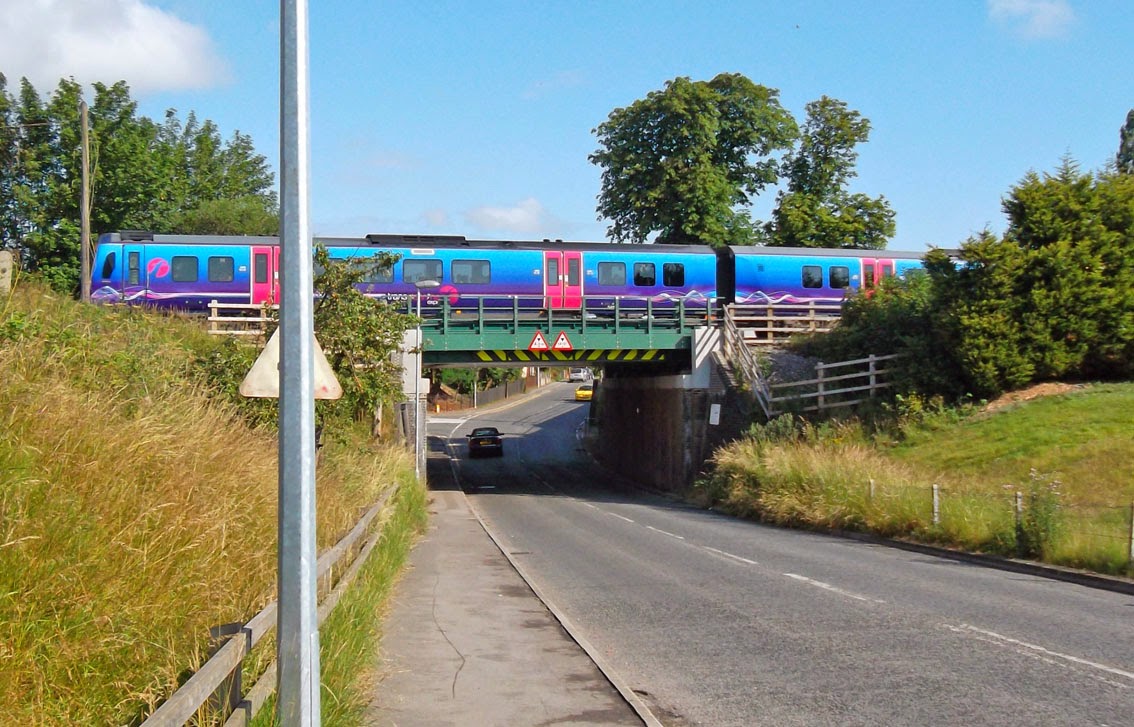 A TransPennine train at Barnetby - the nearest point for Brigg people to axes the service