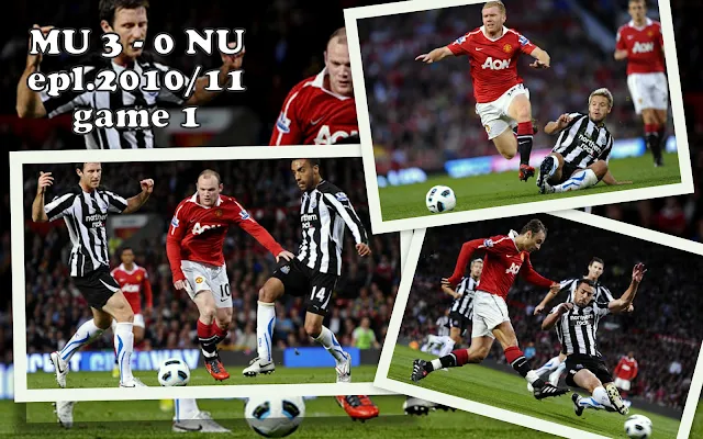 koleksi gambar ketika Manchester United tewaskan Newcastle United 3-0