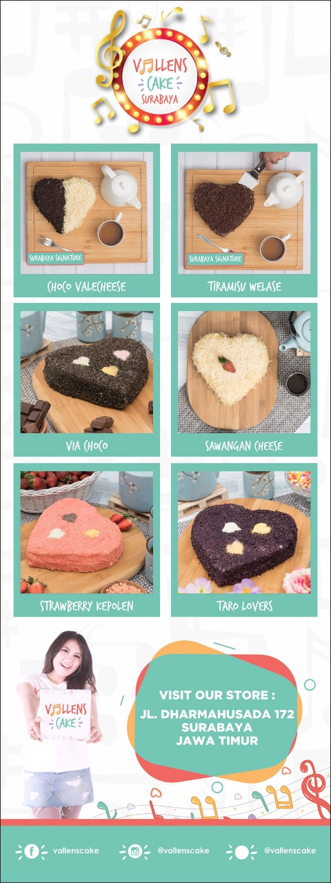 Desain Banner - Vallens Cake