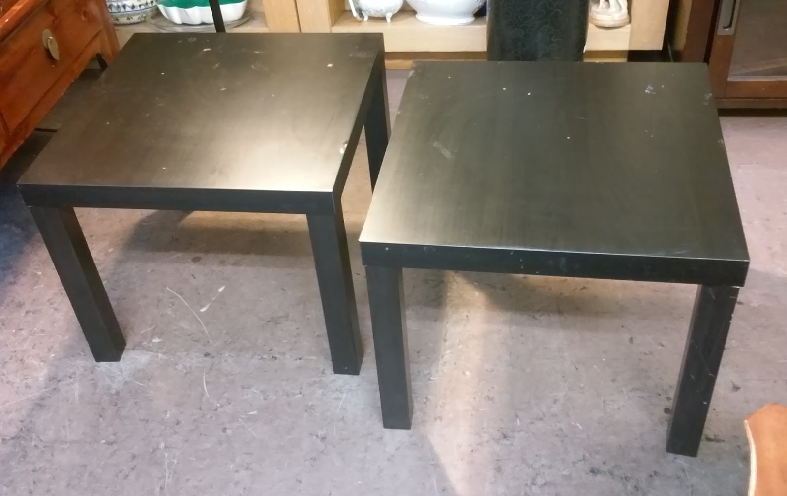 UHURU FURNITURE & COLLECTIBLES SOLD IKEA Black Lack End Tables 5 / each