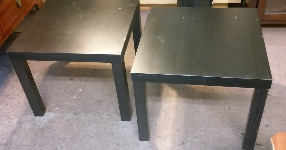 UHURU FURNITURE & COLLECTIBLES SOLD IKEA Black Lack End Tables 5 / each