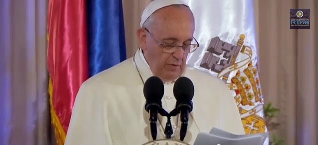 FULL TRANSCRIPT and VIDEO: Pope Francis speech at the Malacanang Palace