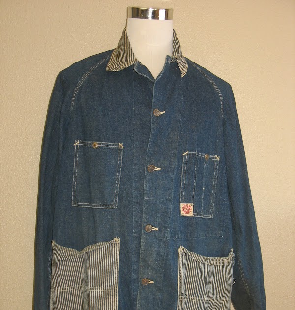 vintage workwear: Vintage HEADLIGHT Union Made Combination Denim ...