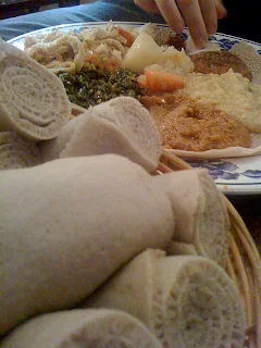 Making Injera Bread of Ethiopia and Eritrea