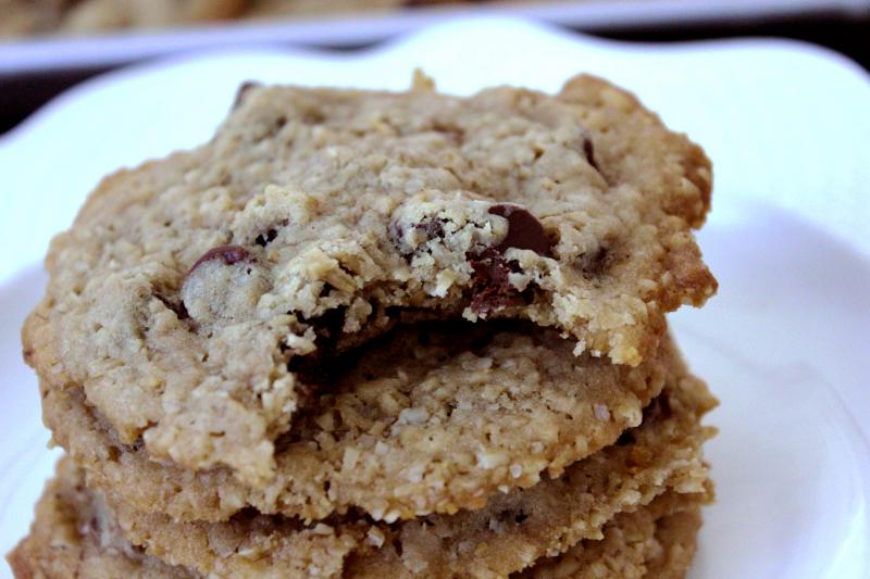 Eggless Oatmeal Chocolate Chip Cookies Fresh from the...